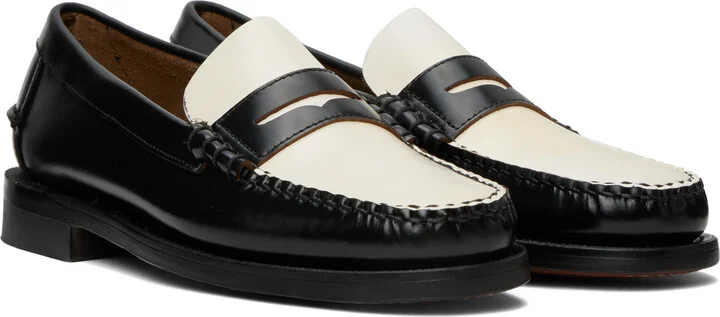 Sebago Black & White Classic Dan Loafers - Image 4