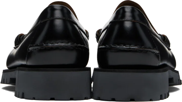 Sebago Black & White Dan Lug Loafers - Image 2