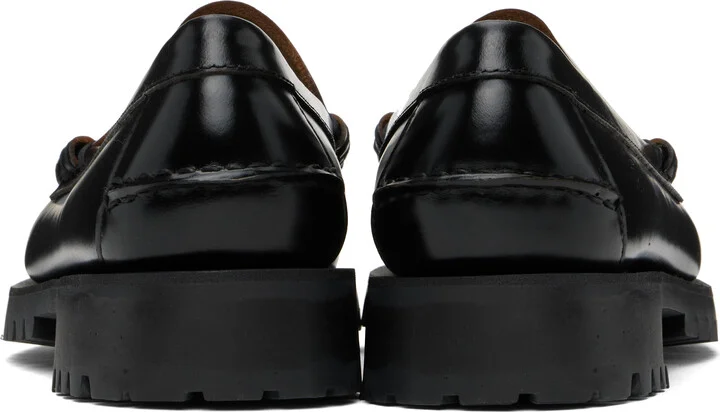 Sebago Black & White Dan Lug Loafers - Image 2