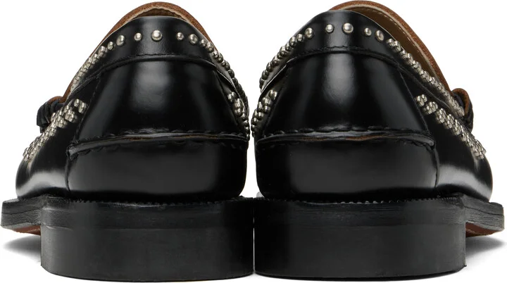 Sebago Black & White Dan Studs Loafers - Image 2