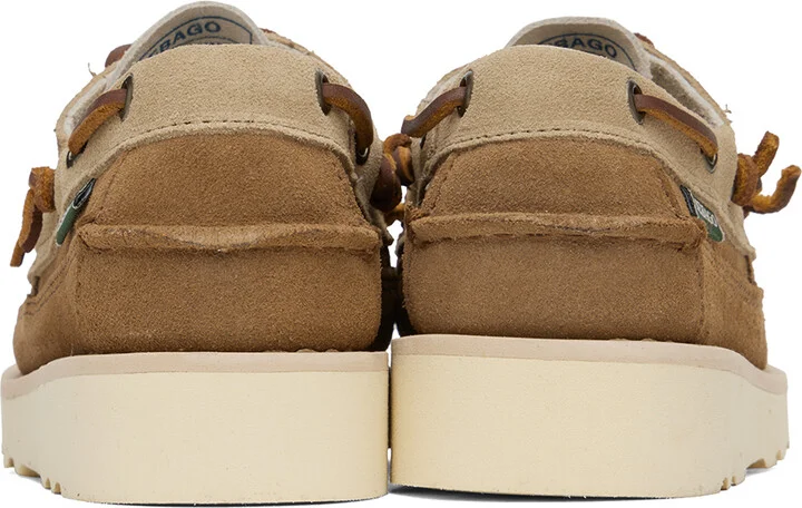 Sebago Brown & Beige Cayuga Loafers - Image 2