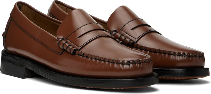 Sebago Brown Classic Dan Loafers - Image 4