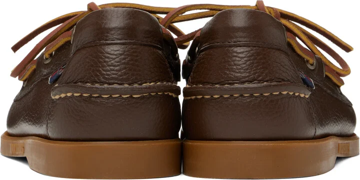 Sebago Brown Portland Martellato Boat Shoes - Image 2