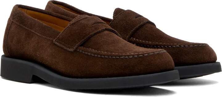 Sebago Brown Ryan Suede Polaris Loafers - Image 4
