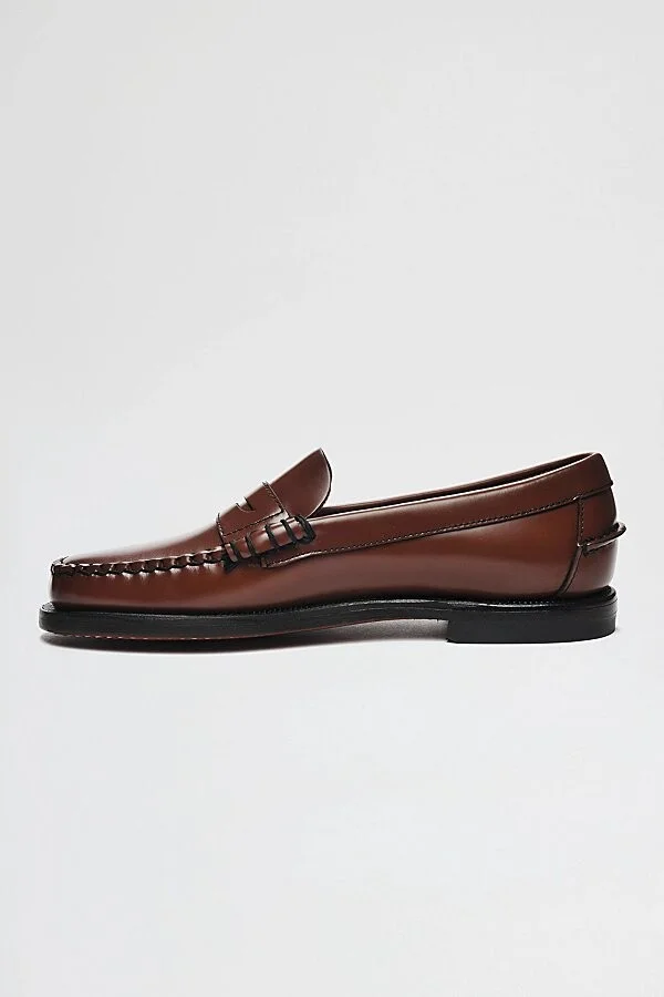 Sebago Classic Dan Leather Loafer in Brown - Image 3