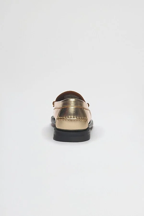 Sebago Dan Met Metallic Loafer in Silver - Image 8