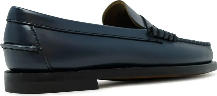 Sebago Dan Pigment Brilliant Blue Leather Loafers - Image 3