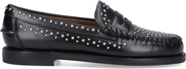 Sebago Dan Stud-Embellished Slip-On Loafers