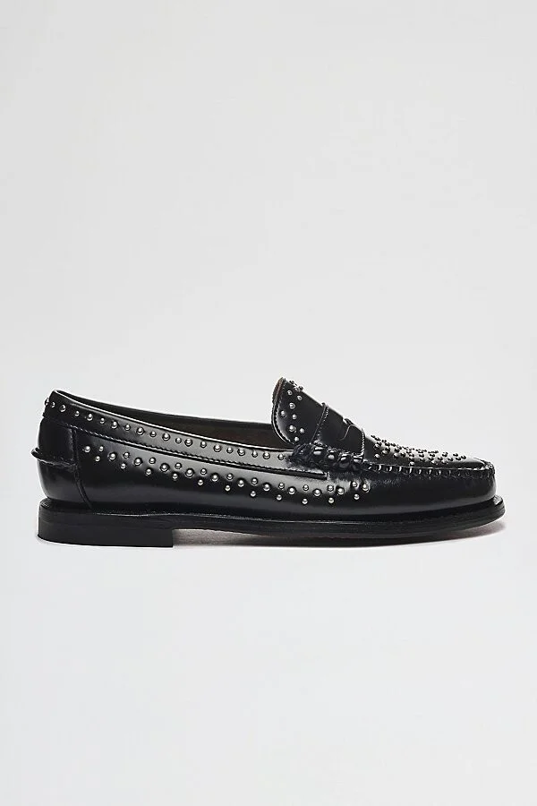Sebago Dan Studs Loafer in Black