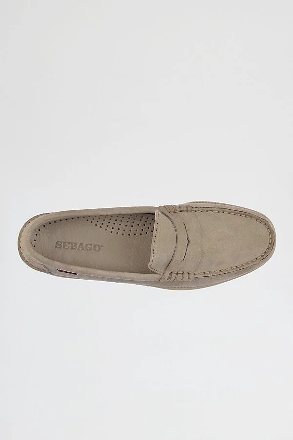 Sebago Dan Suede Boat Shoe in Brown Taupe - Image 3