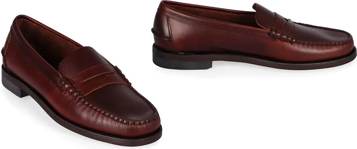 Sebago Dan Waxy Leather Loafers - Image 3