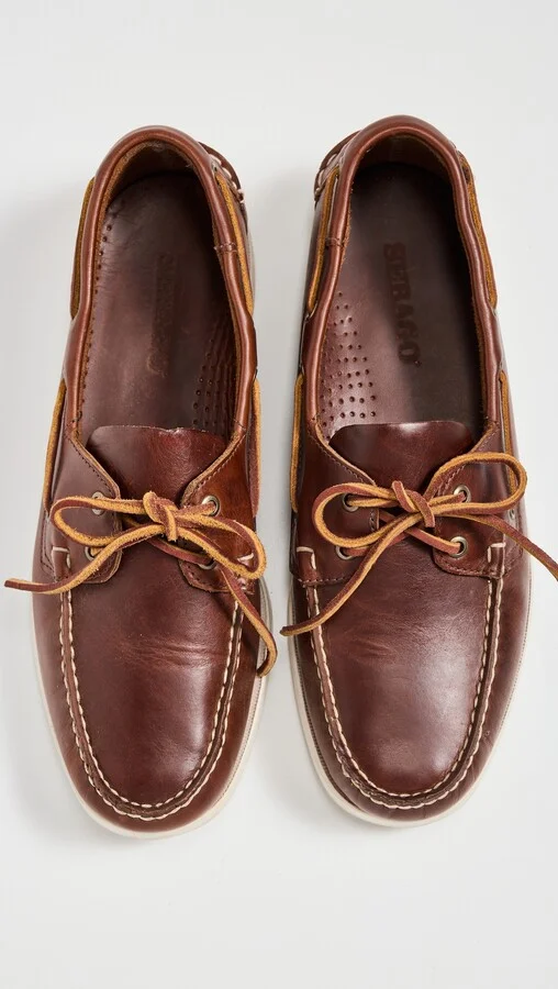 Sebago Dockside Portland Wax Leather Boat Shoes - Image 4