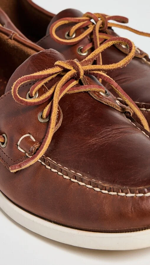 Sebago Dockside Portland Wax Leather Boat Shoes - Image 6