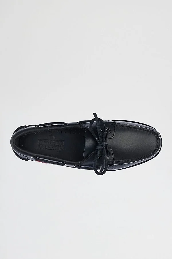 Sebago Docksides Portland Boat Shoe in White - Image 6