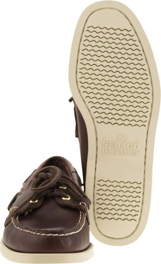 Sebago Docksides Portland - Leather Moccasin - Image 5