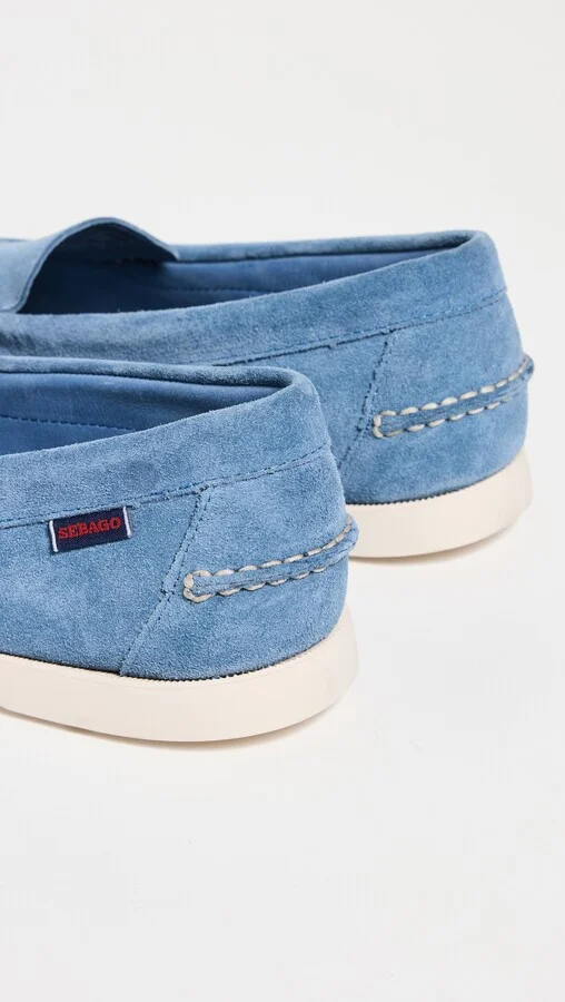 Sebago Frank Flesh Out Suede Slip Ons - Image 3