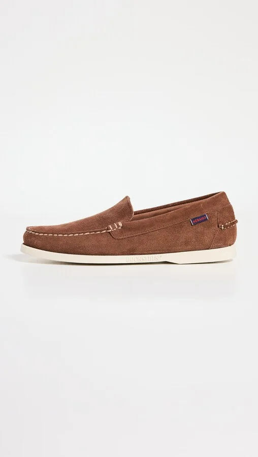 Sebago Frank Flesh Out Suede Slip Ons - Image 4