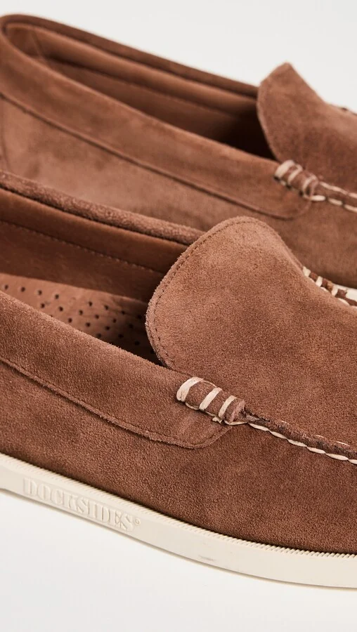 Sebago Frank Flesh Out Suede Slip Ons - Image 5