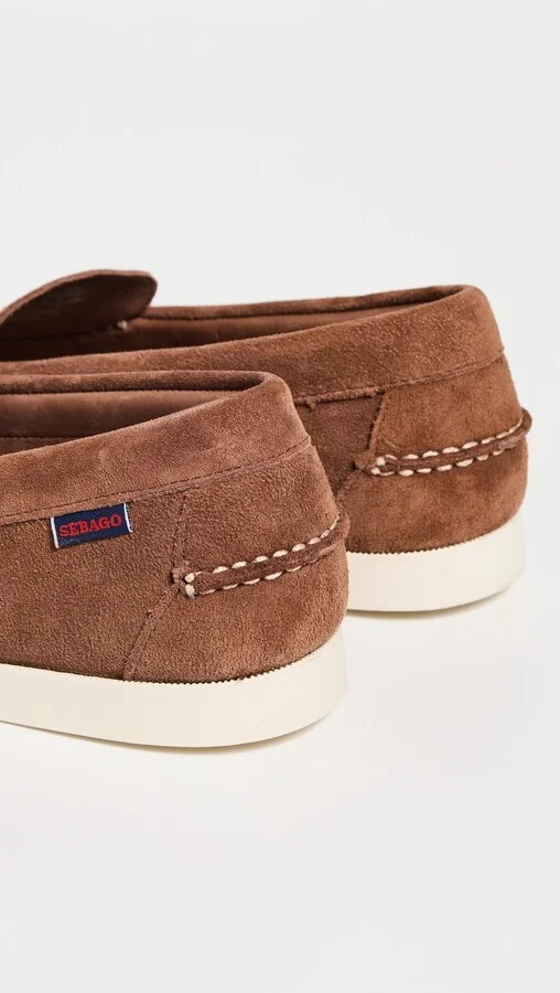 Sebago Frank Flesh Out Suede Slip Ons - Image 6
