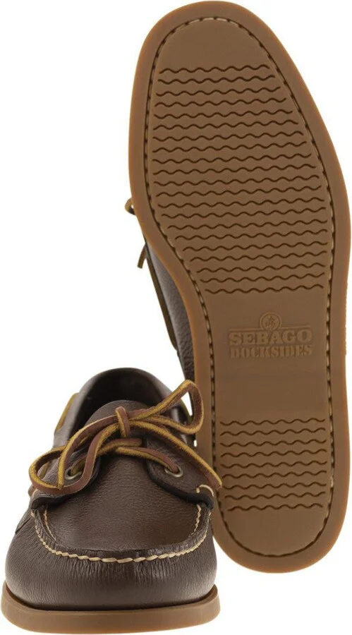Sebago Portland - Moccasin With Grained Leather - Image 5
