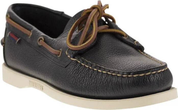 Sebago Portland - Moccasin With Grained Leather - Image 2