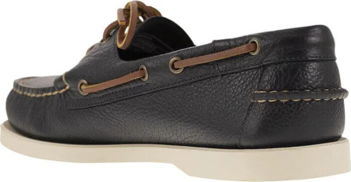 Sebago Portland - Moccasin With Grained Leather - Image 3