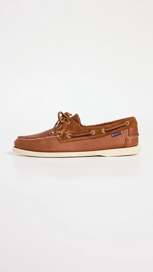 Sebago Portland Nepal Tumbled Leather Boat Shoes - Image 2