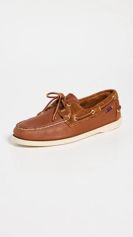 Sebago Portland Nepal Tumbled Leather Boat Shoes - Image 4