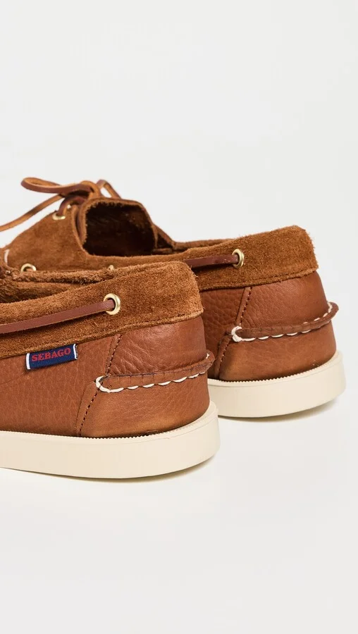 Sebago Portland Nepal Tumbled Leather Boat Shoes - Image 5