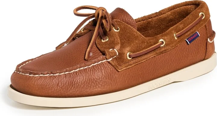Sebago Portland Nepal Tumbled Leather Boat Shoes