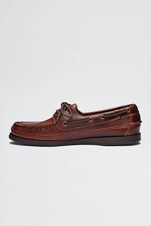 Sebago Schooner Canoe Moc Boat Shoe in Brown - Image 2