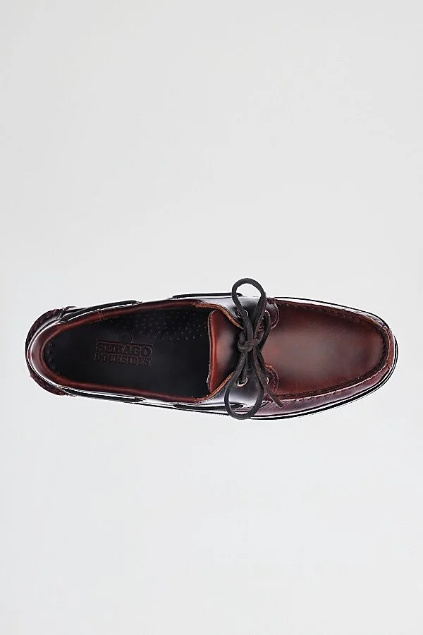 Sebago Schooner Canoe Moc Boat Shoe in Brown - Image 3