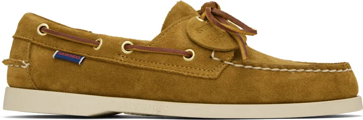 Sebago Tan Portland Artisan Boat Shoes