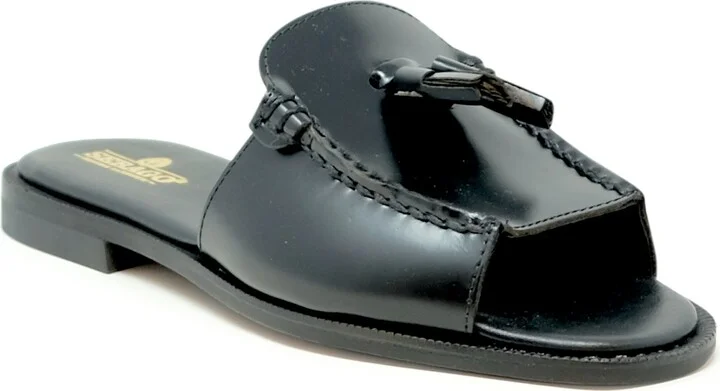Sebago Will Black Leather Mules - Image 2