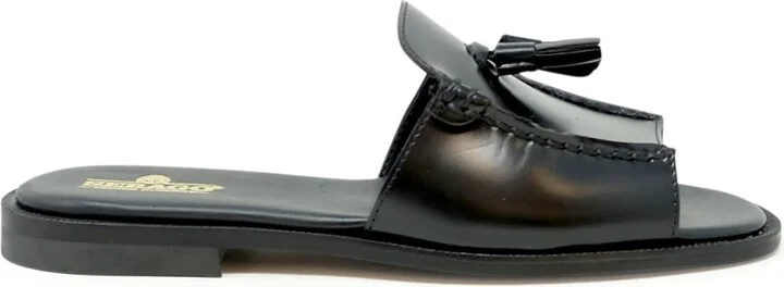 Sebago Will Black Leather Mules