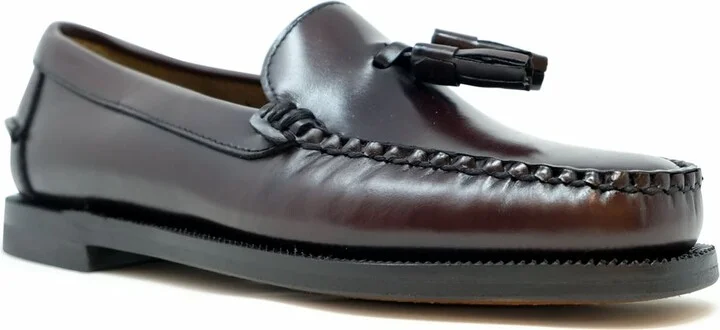 Sebago Will Brown Burgundy Leather Loafers - Image 2