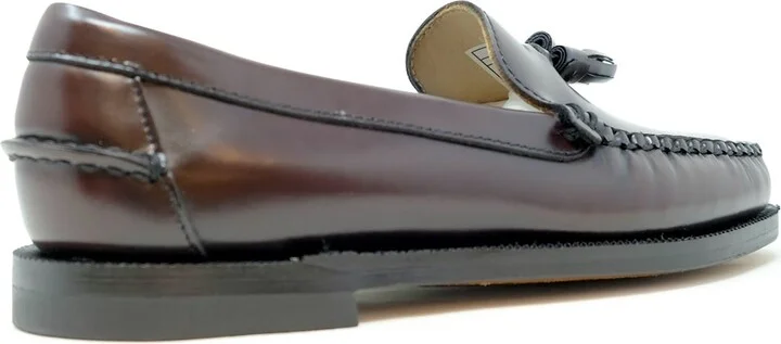 Sebago Will Brown Burgundy Leather Loafers - Image 3