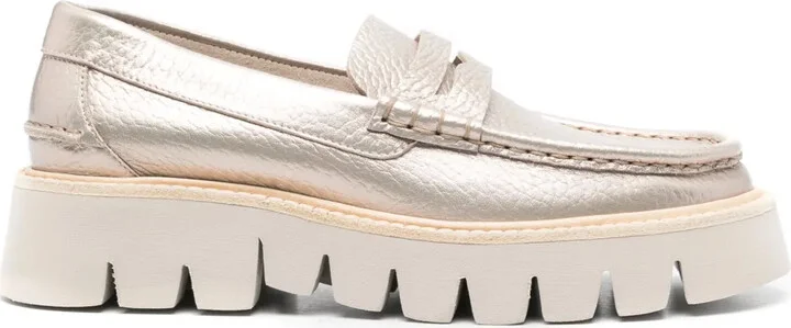 Sebas leather platform loafers
