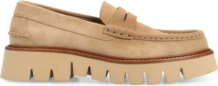 Sebas Lug Metallic Penny Loafer - Image 3