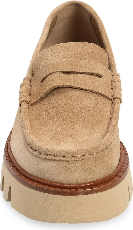 Sebas Lug Metallic Penny Loafer - Image 4