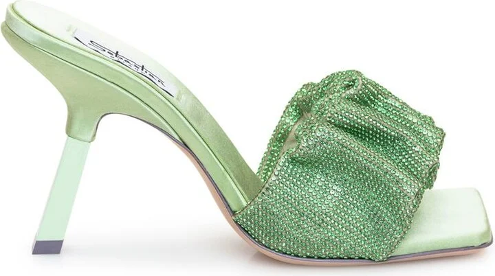 Sebastian Sandalwood Mule Cher Crystal