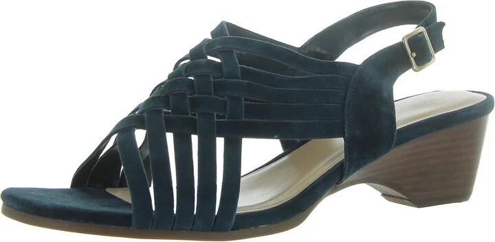 Seble Womens Open Toe Heeled Ankle Strap