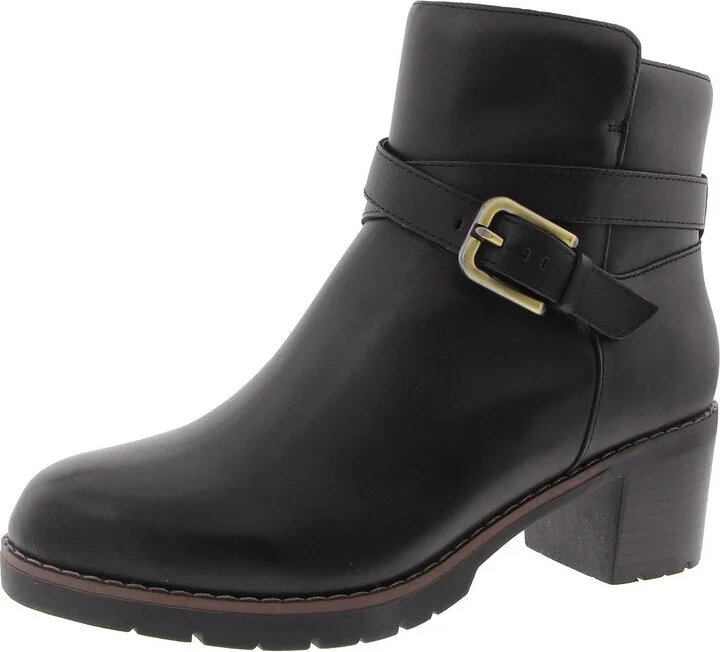 SECANTRELL Womens Buckle Leather Booties
