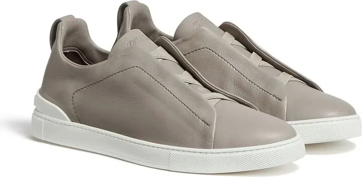 SECONDSKIN Triple Stitch leather sneakers - Image 2