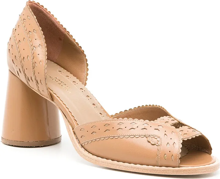 Secret Garden peep-toe pumps - Image 2