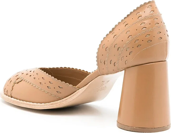 Secret Garden peep-toe pumps - Image 3