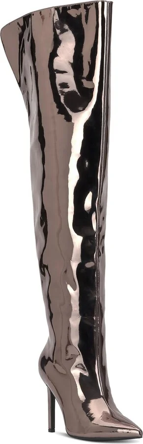 SEDONA Womens Metallic Pointed toe Over-The-Knee Boots