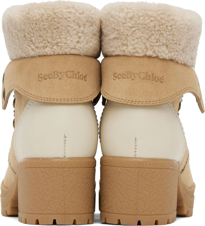 See by Chloé Beige Eileen Boots - Image 2