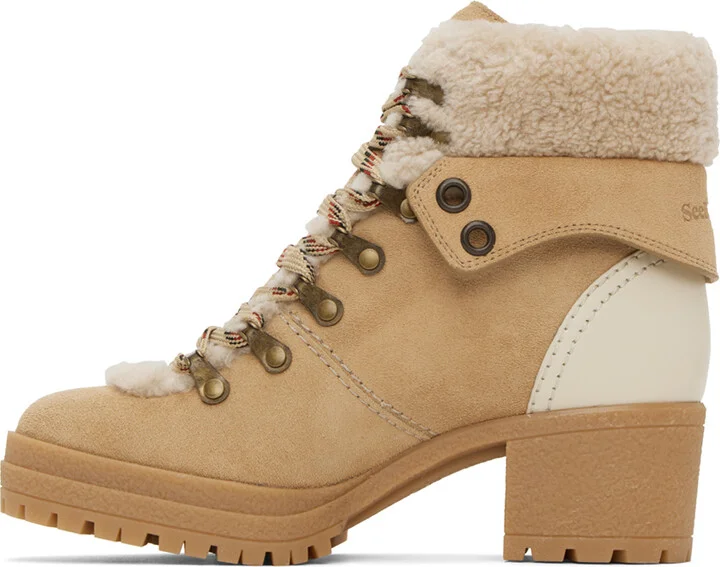 See by Chloé Beige Eileen Boots - Image 3