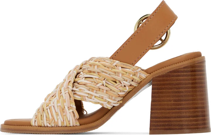 See by Chloé Beige Jaicey Heeled Sandals - Image 3